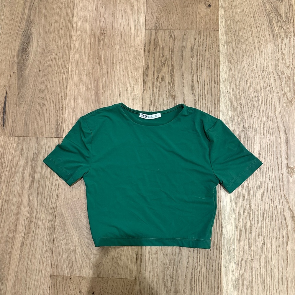 Zara Emerald Green Top